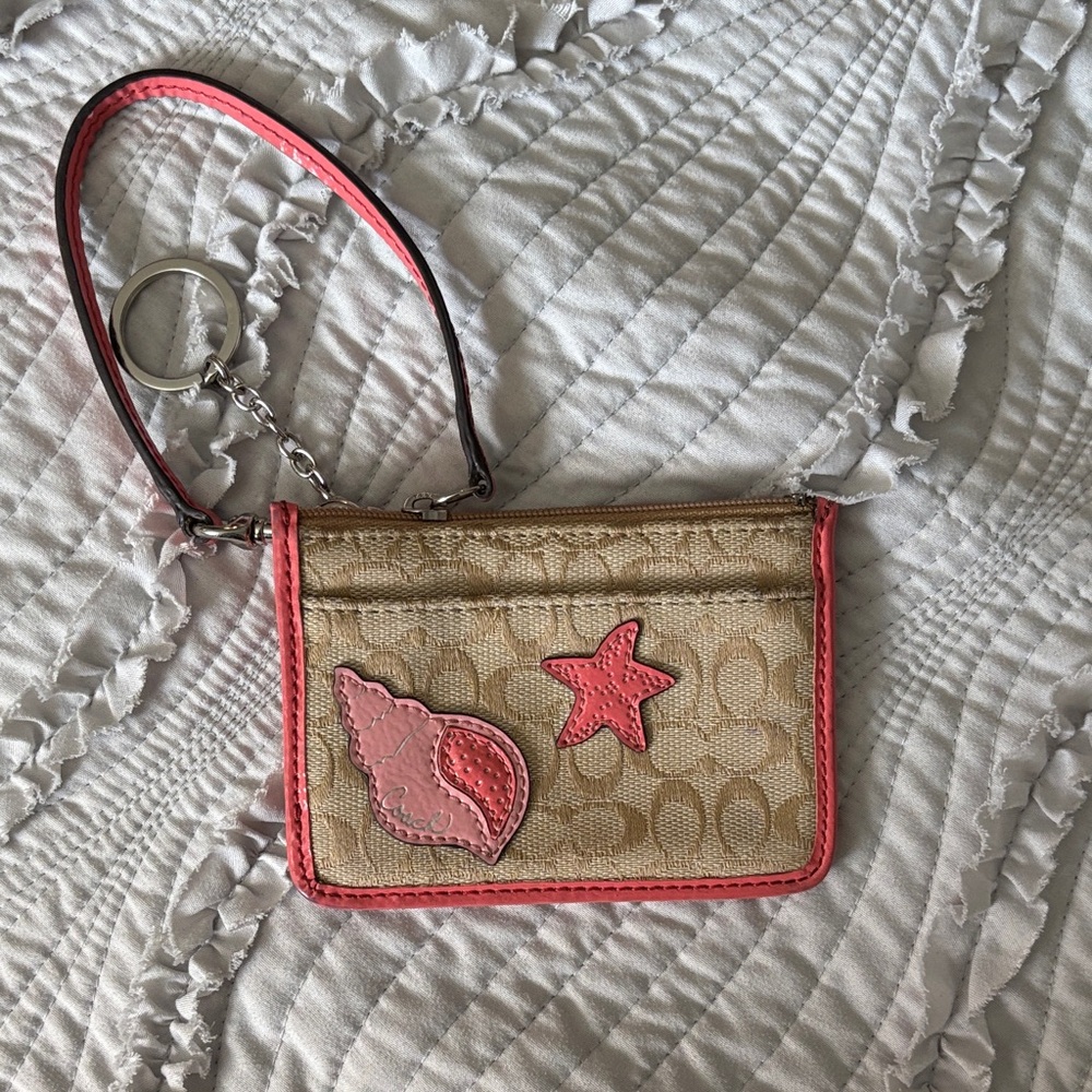 Rare Vintage Coach Card Holder – Lips & Star Patch
